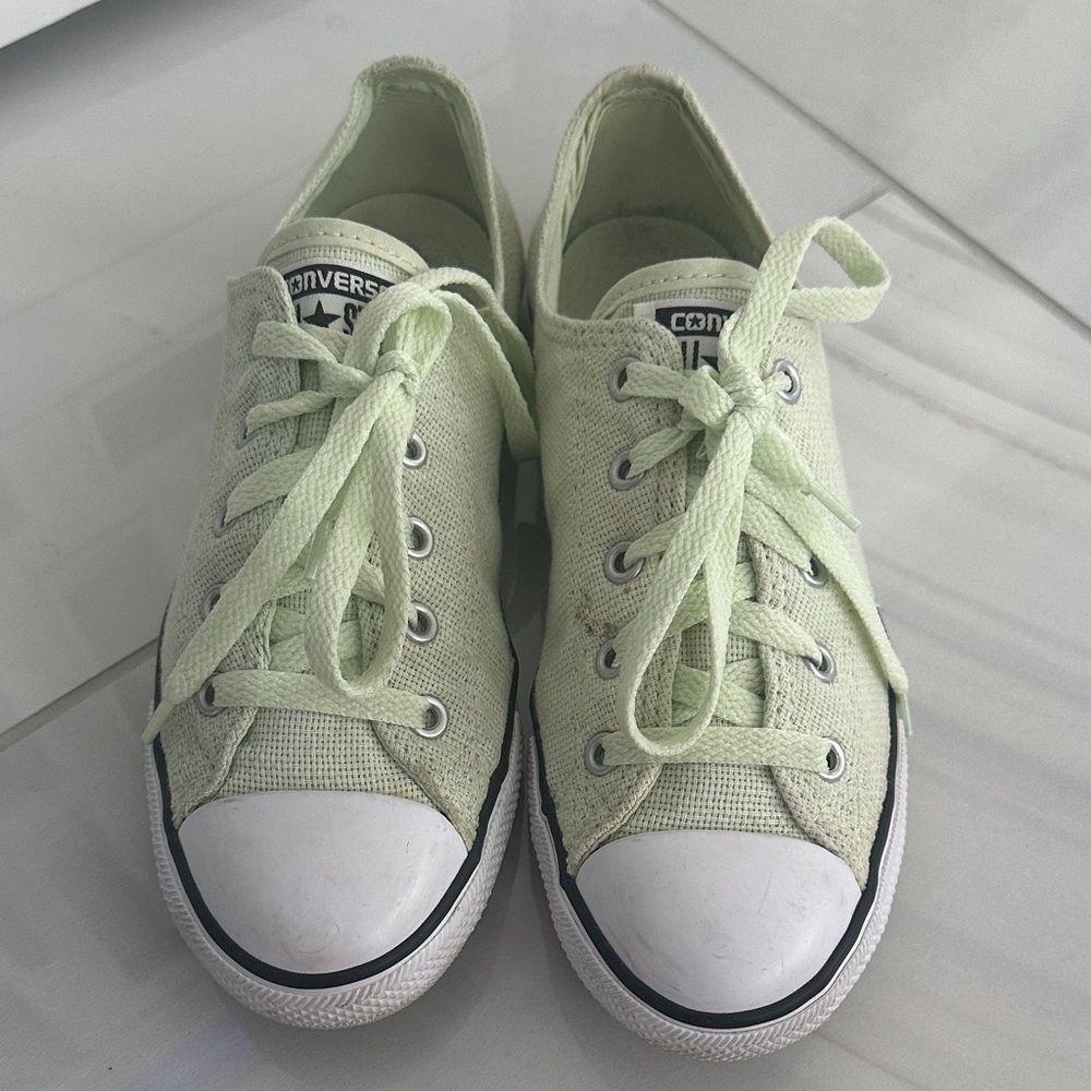 Perfect Easter outfit must have- Converse Mint Green Canvas Sneakers - Picture 11 of 11